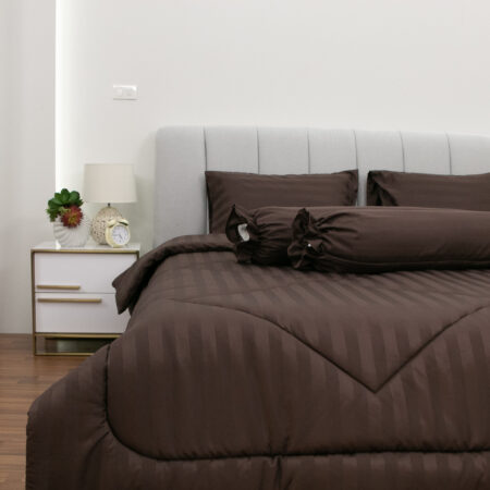 Bedsheet & Comforter Set Dark Choc